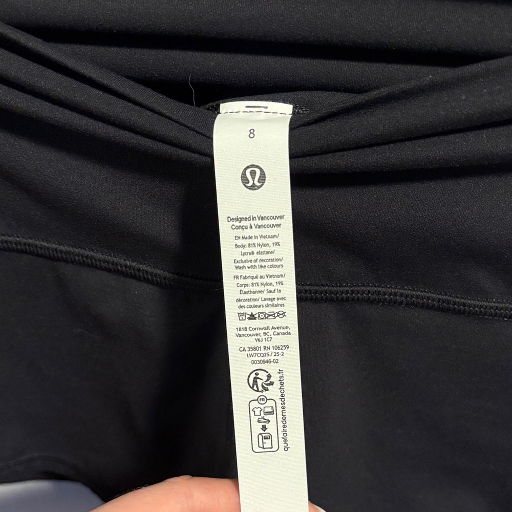 lululemon athletica Black Shorts 2” - Picture 2 of 7